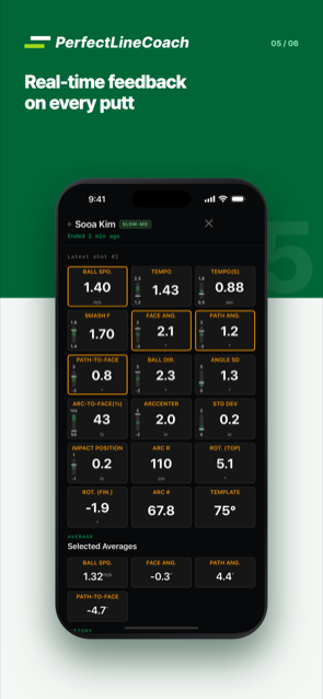 PerfectLine Coach — real-time feedback on every putt